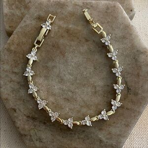 Elegant Gold plated Classic Bracelet 7” Women’s Bracelet | occasions Bracelet